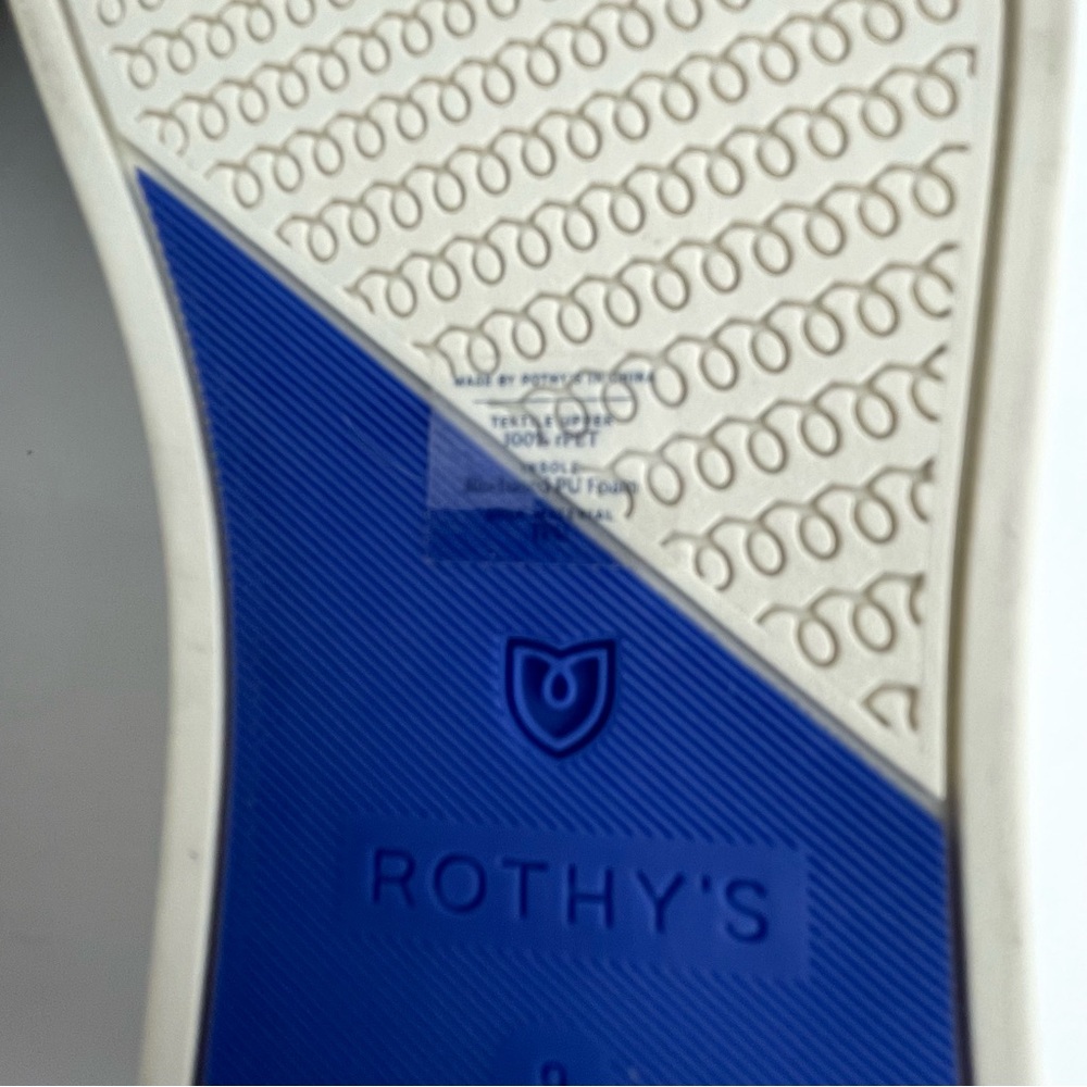 Rothy’s The Original Slip On Sneakers Shoes Womens Size 9 Grey - Picture 9 of 12